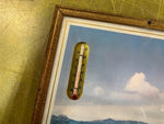 VTG Antique Wilson Furniture Company Framed Thermometer Picture