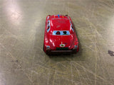 VTG 1950s Made in Japan Tin Litho Red Friction Family Car Missing Front Wheels