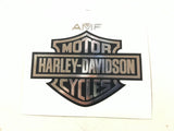 AMF GAS TANK DECALS STICKERS HARLEY FX LOW RIDER SPORTSTER BAR SHIELD SILVER