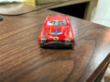 VTG 1950s Made in Japan Tin Litho Red Friction Family Car Missing Front Wheels