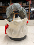 vtg 1973 Jim Beam Trophy series Tiffany the poodle whisky decanter Empty