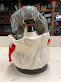 vtg 1973 Jim Beam Trophy series Tiffany the poodle whisky decanter Empty