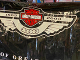 100th Anniversary OEM Dealer Banner 2002 Harley Showroom Mancave collectible!