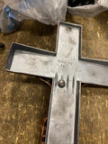 Religious Inri Crucifix Cross Jesus metal Nice Detail Christian Church Wall 12"