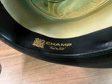 VTG USA Champ Felt Brown Men's Fedora Sharpsville PA Sz 7 Gangster Dress Movie p
