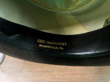 VTG USA Champ Felt Brown Men's Fedora Sharpsville PA Sz 7 Gangster Dress Movie p