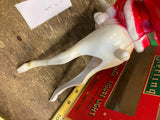 Vtg Sterling Hi Ho Santa Figure On Reindeer Orig Box 1950's Decor Christmas Nice