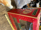 Vtg Sterling Hi Ho Santa Figure On Reindeer Orig Box 1950's Decor Christmas Nice