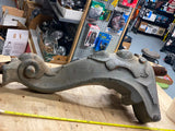 Vtg Gargoyle Lion Table Leg Fancy Wood Art Claw Foot Piano Furniture Ornate Horn