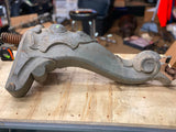 Vtg Gargoyle Lion Table Leg Fancy Wood Art Claw Foot Piano Furniture Ornate Horn