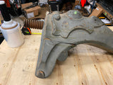 Vtg Gargoyle Lion Table Leg Fancy Wood Art Claw Foot Piano Furniture Ornate Horn