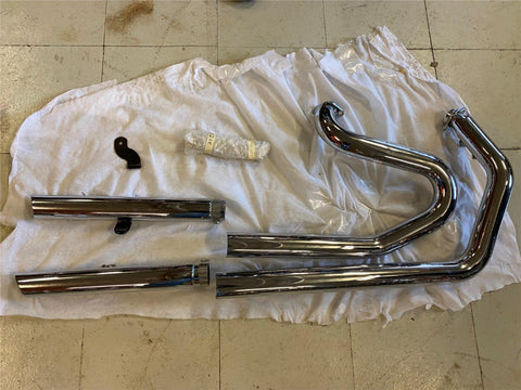 D&D 2-2 XHP Custom Exhaust System Harley Sportster 2004 up Power Pipe 883 1200..