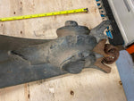 Vtg Gargoyle Lion Table Leg Fancy Wood Art Claw Foot Piano Furniture Ornate Horn