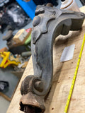 Vtg Gargoyle Lion Table Leg Fancy Wood Art Claw Foot Piano Furniture Ornate #2