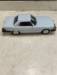 vtg 1986 Jim Beam White Mercedes 450 SL decanter Wheel series rare Empty