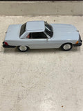 vtg 1986 Jim Beam White Mercedes 450 SL decanter Wheel series rare Empty
