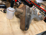 Vtg Gargoyle Lion Table Leg Fancy Wood Art Claw Foot Piano Furniture Ornate #2