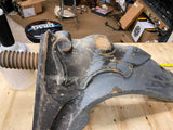 Vtg Gargoyle Lion Table Leg Fancy Wood Art Claw Foot Piano Furniture Ornate #2