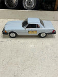 vtg 1986 Jim Beam White Mercedes 450 SL decanter Wheel series rare Empty