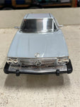 vtg 1986 Jim Beam White Mercedes 450 SL decanter Wheel series rare Empty