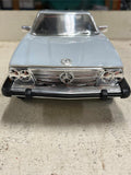 vtg 1986 Jim Beam White Mercedes 450 SL decanter Wheel series rare Empty