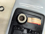 vtg 1986 Jim Beam White Mercedes 450 SL decanter Wheel series rare Empty