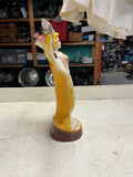 vtg 1981 Jim Beam Las Vegas showgirl blond decanter convention series