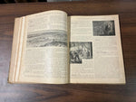 VTG Antique 1885 Harper's School Geography With Maps Hardcover Book