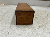 vtg Windsor Club American Pasteurized cheese food 2lb wooden cheese box