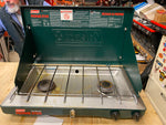 Coleman Two Burner Camp Stove Vtg Propane Used once