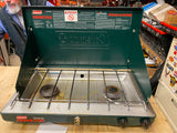Coleman Two Burner Camp Stove Vtg Propane Used once