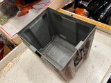 vtg U.S. Army heavy duty metal ammunition's carrier travel box missing lid