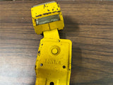 Vintage 1960s Tonka Made in USA Yellow Lowboy Truck & Trailer Pressed Steel