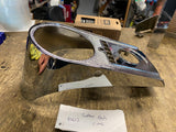 Chrome Dash Cover Harley Softail 2000^ Speedometer Gauge Heritage Fatboy New!