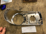 Chrome Dash Cover Harley Softail 2000^ Speedometer Gauge Heritage Fatboy New!