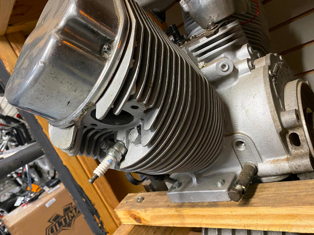 Super Vee Engine Motor Harley Custom Chopper Nostalgia cycle Chevy par ...