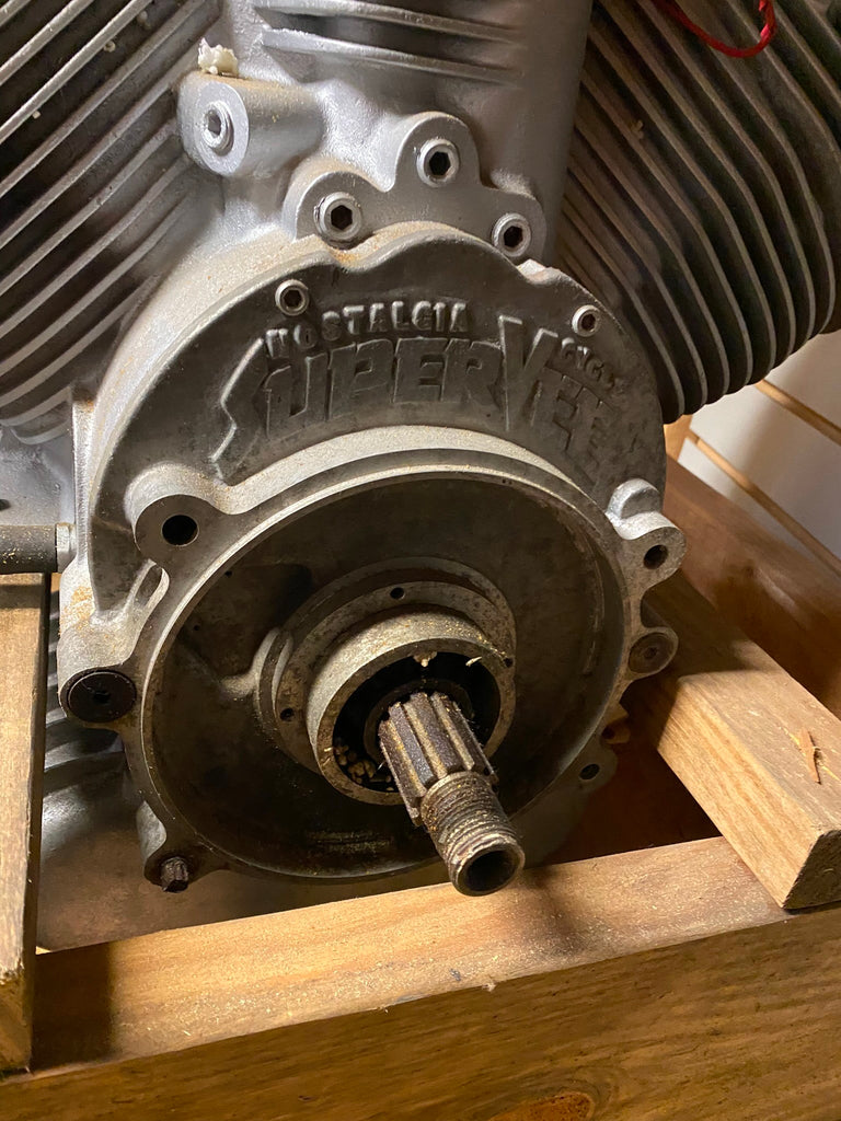 Super Vee Engine Motor Harley Custom Chopper Nostalgia cycle Chevy par ...