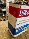 Lube o lene 2 gallon OIl Can Creighton Pa Vintage motor gas Service Station Gara