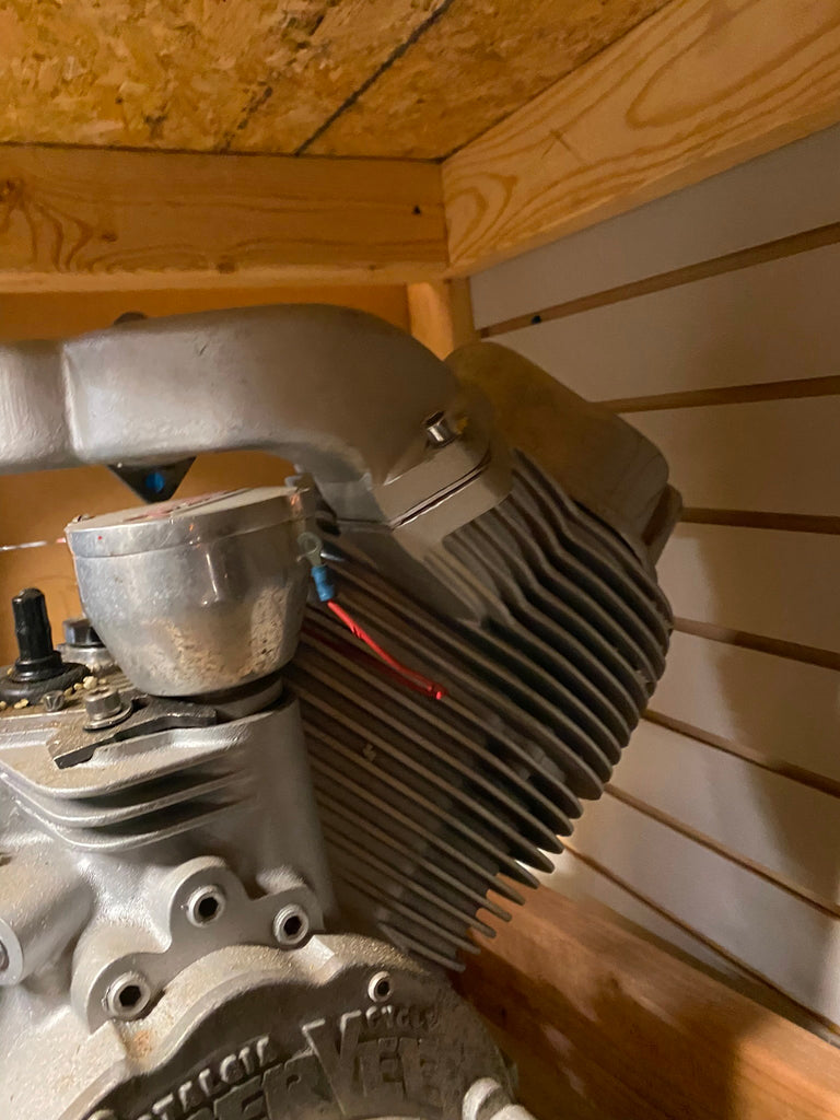 Super Vee Engine Motor Harley Custom Chopper Nostalgia cycle Chevy par ...