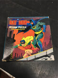 1973 BATMAN JIGSAW PUZZLE with Robin Casse-Tete 81 pieces 11"x11" has all pieces