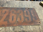 1916 Antique License Plate Ohio Auto Truck Hot Rat Rod Sign Vtg Man cave Garage