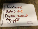 Sundowner Solo Seat P Pad Harley Dyna 2006^ Superglide Street Bob Wide Glide FXD