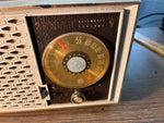 vtg mid century Zenith S-52233 T2518 AM FM Dial Radio Parts or repair