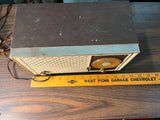 vtg mid century Zenith S-52233 T2518 AM FM Dial Radio Parts or repair