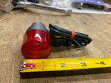 Round Turn Signals Single Filament Aluminum Led Harley motorcycle Custom Black