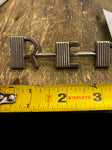 Vtg Renault Emblem Badge Door Trunk Fender OEM Alum Car Auto 8 1/2"
