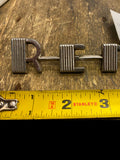 Vtg Renault Emblem Badge Door Trunk Fender OEM Alum Car Auto 8 1/2"