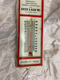 Vtg Thermometer Kaeser Blair Tin Sign Adverting Cinci Oh Wall mount collectible