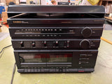 vtg 1980s Casio MS160A Stereo Music System Table top Radio See Description