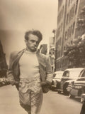 Vtg James Dean Poster Picture Print 20x16  Rebel Man cave Garage Motorcycle shop
